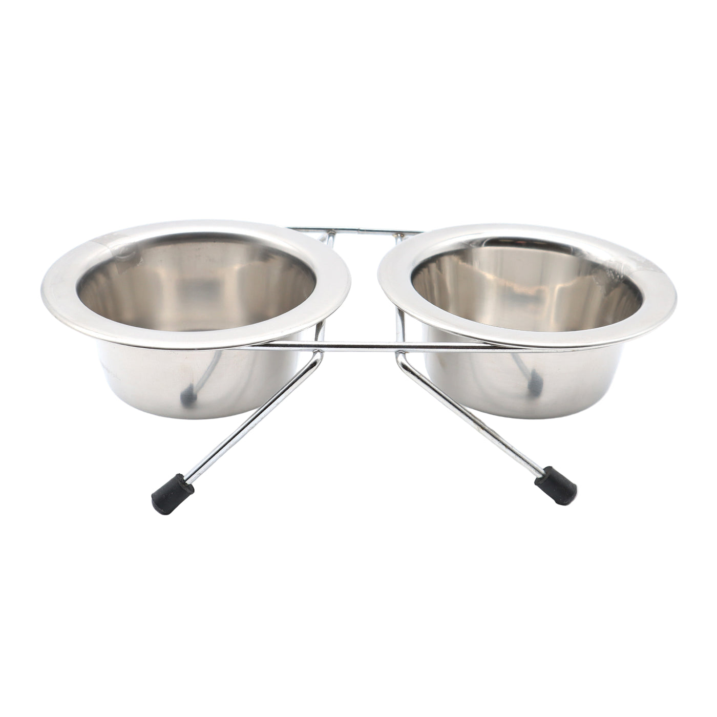 Croci Dobbelt Skålesæt med Stativ – Rustfrit Stål www.moon-watchers.dk 03