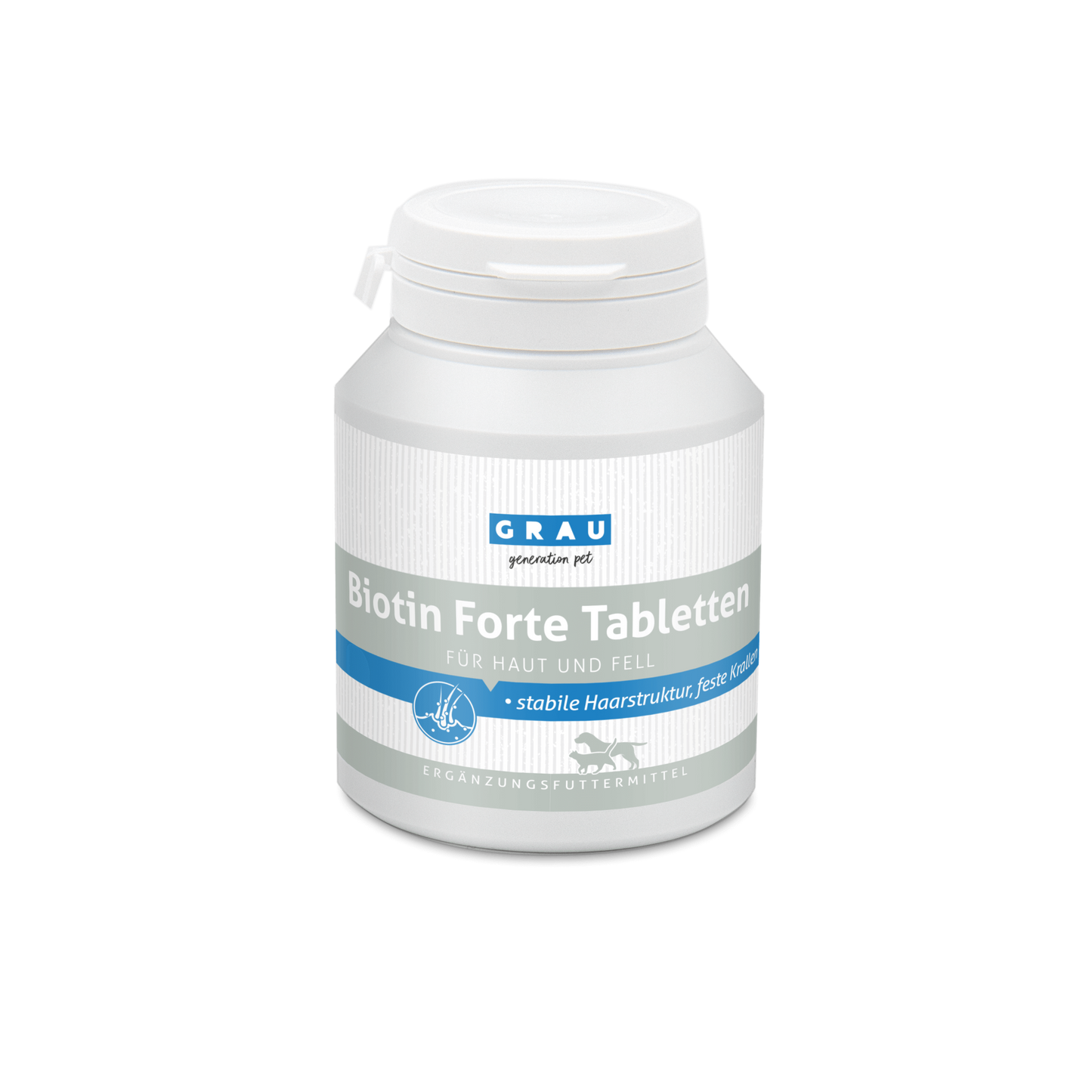 GRAU Biotin Forte Tabletter: Avanceret Biokemisk Støtte til Pels, Hud og Kløer