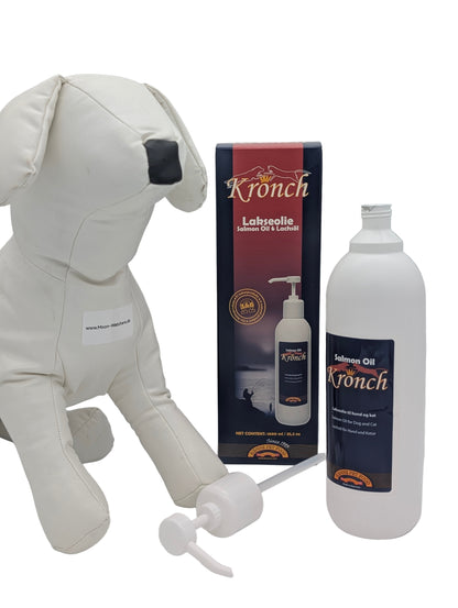 Kronch Lakseolie – Frisk Dansk Kvalitet til Din Hunds Sundhed 1000 ml www.moon-watchers.dk