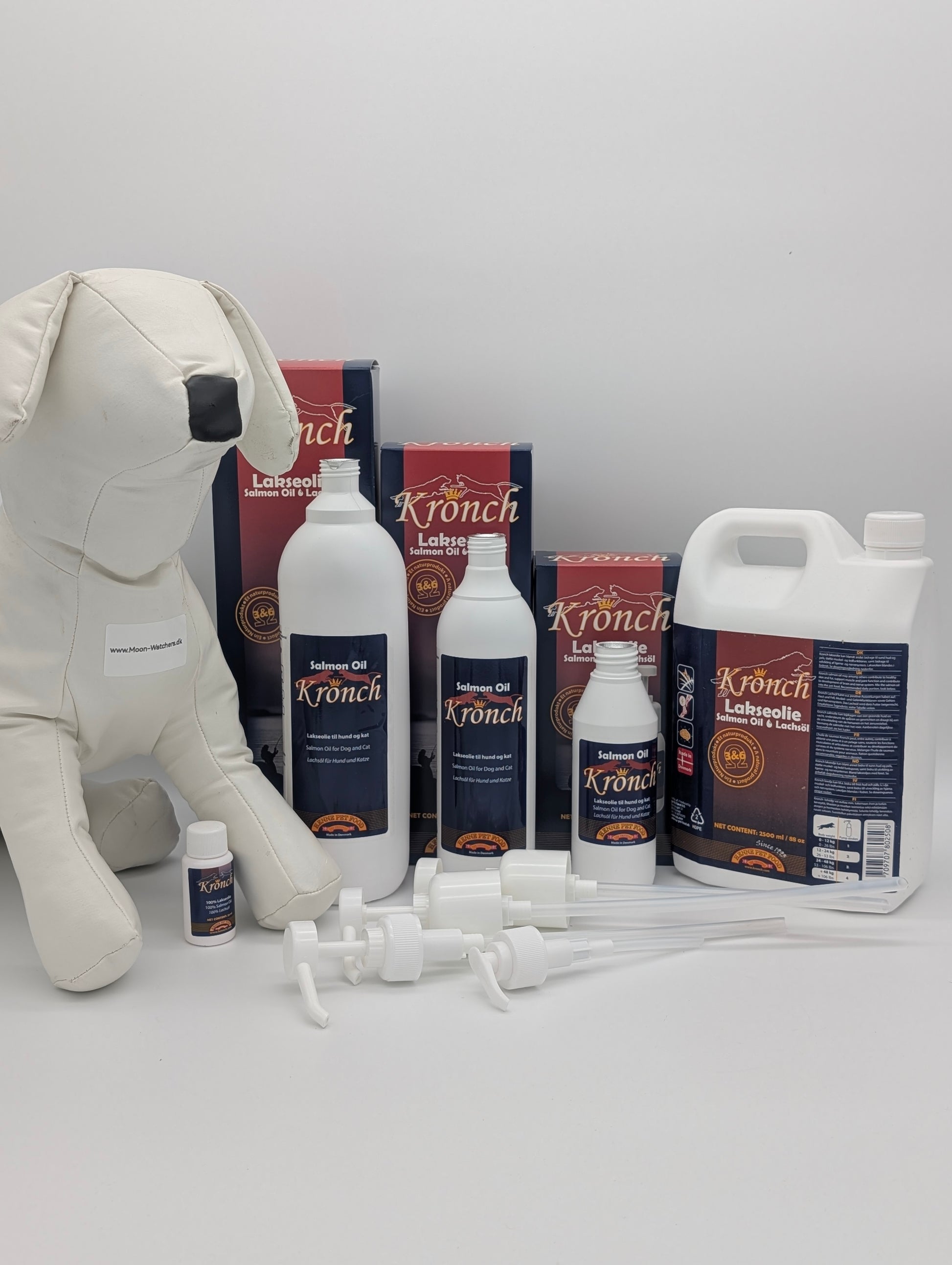 Kronch Lakseolie – Frisk Dansk Kvalitet til Din Hunds Sundhed www.moon-watchers.dk 03