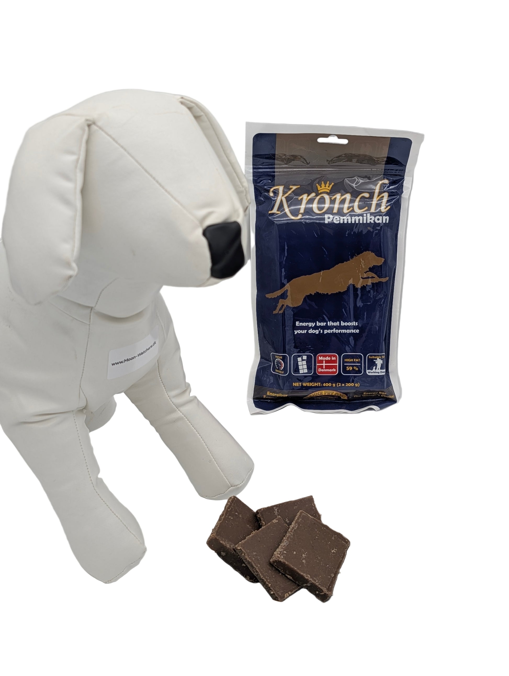 Kronch Pemmikan – Smedet i Arktis, Perfektioneret til Din Hund (400g) www.moon-watchers.dk 01