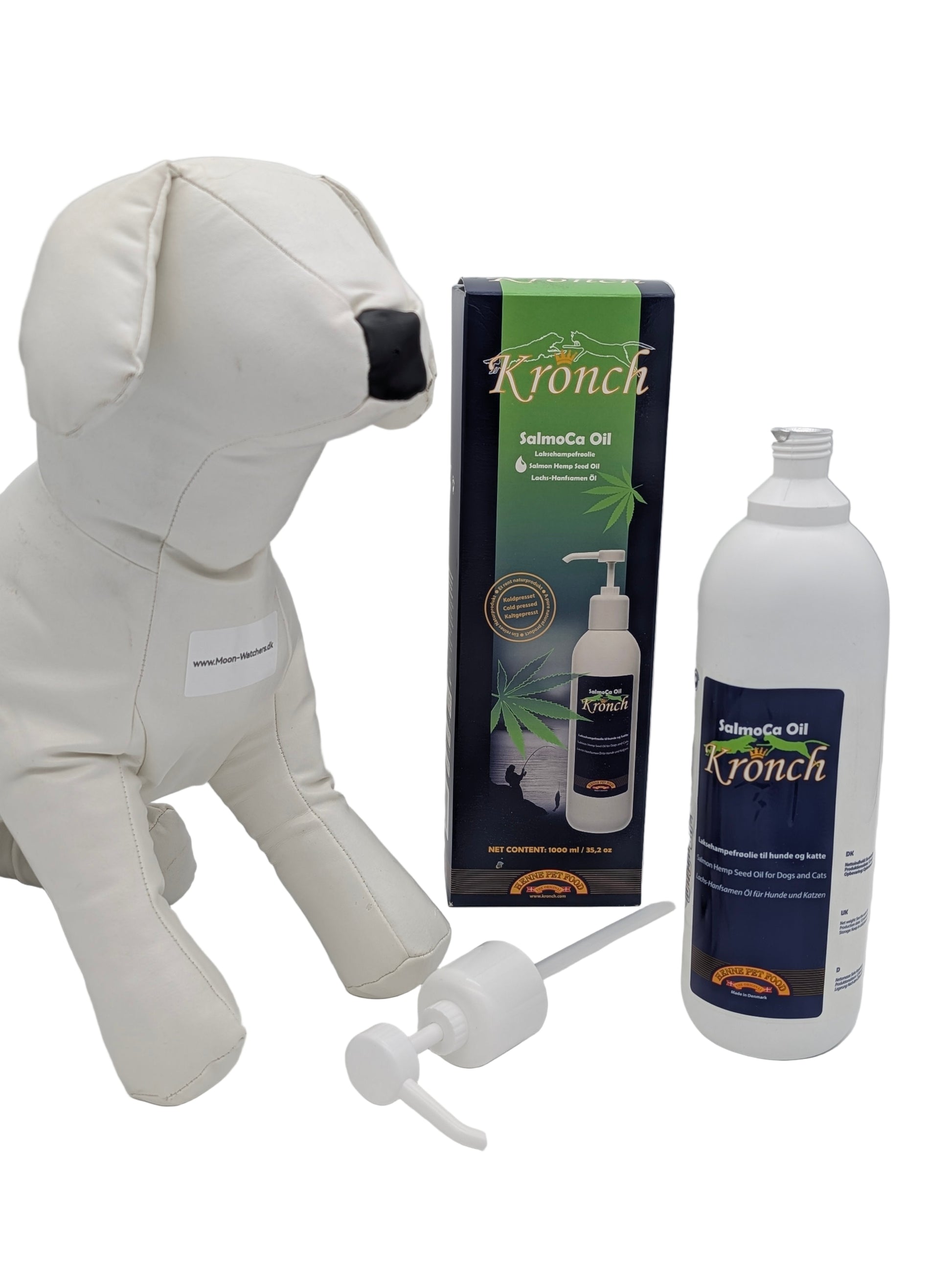 Kronch SalmoCa Lakseolie – Frisk Kilde til Essentielle Omega-3 Fedtsyrer 1000 ml www.moon-watchers.dk