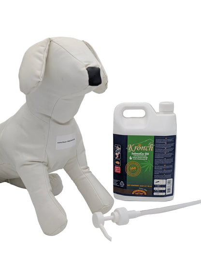 Kronch SalmoCa Lakseolie – Frisk Kilde til Essentielle Omega-3 Fedtsyrer 2500 ml www.moon-watchers.dk 