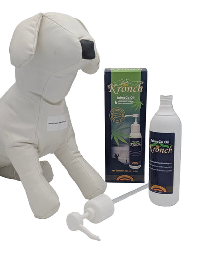 Kronch SalmoCa Lakseolie – Frisk Kilde til Essentielle Omega-3 Fedtsyrer 500 ml www.moon-watchers.dk