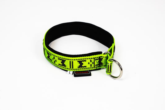 Manmat Polstret Halsbånd "Design" GREEN – Komfort og Slidstyrke