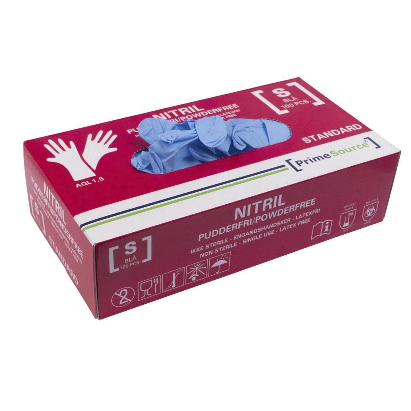 Professionelle Nitrilhandsker til Foderhåndtering (100 stk.)