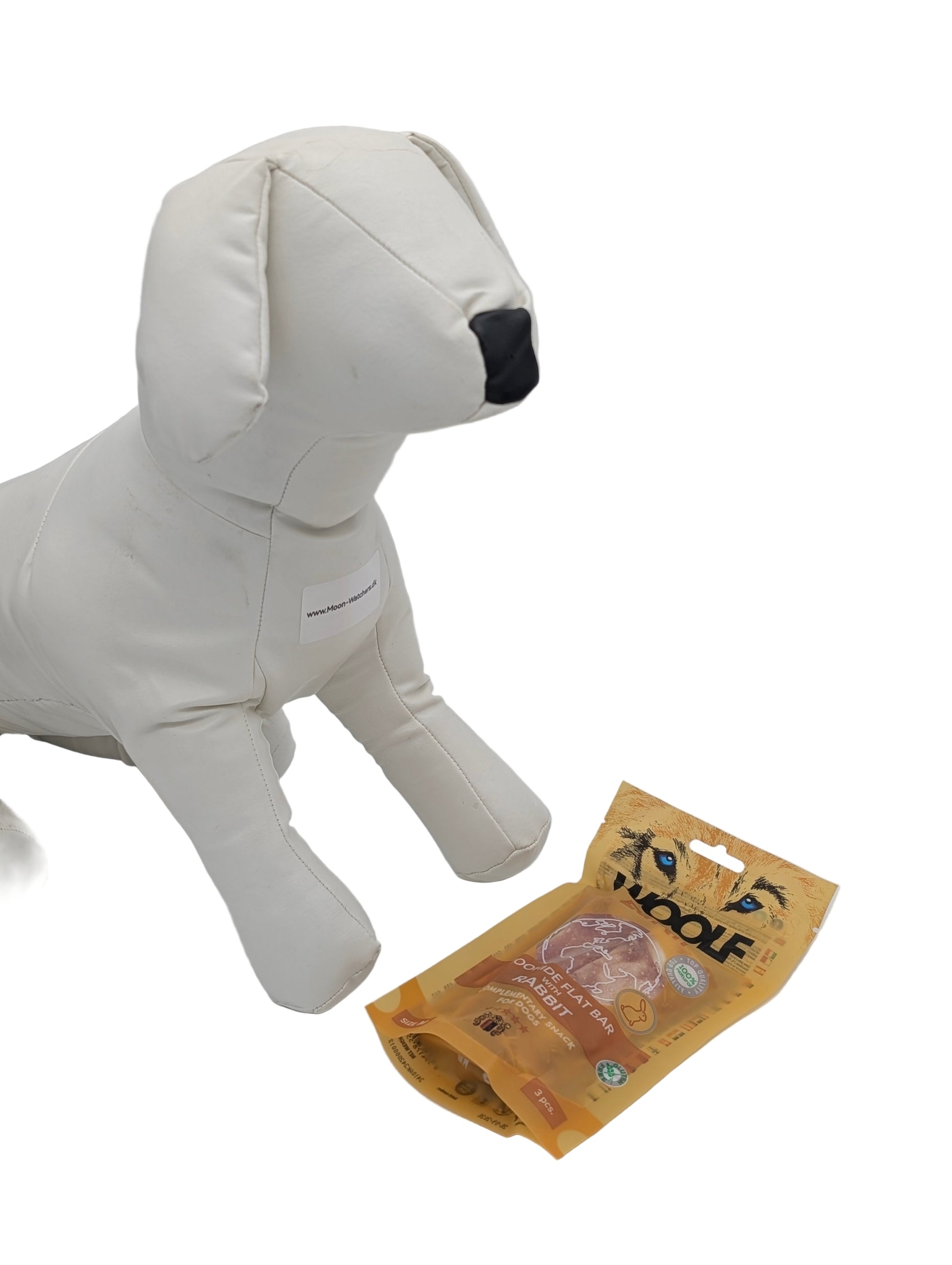 Woolf Earth Noo-Hide Flat Bar Tyggeben - Kanin M www.moon-watchers.dk 02