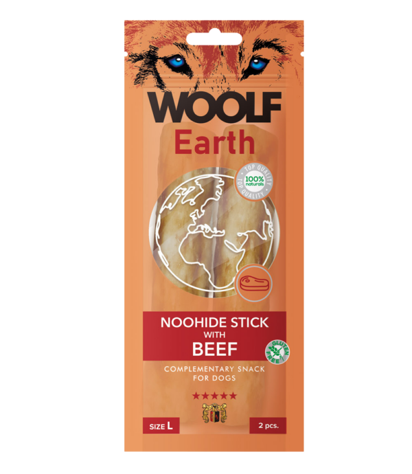 Woolf Earth Noo-Hide Tyggeben - Okse L www.moon-watchers.dk