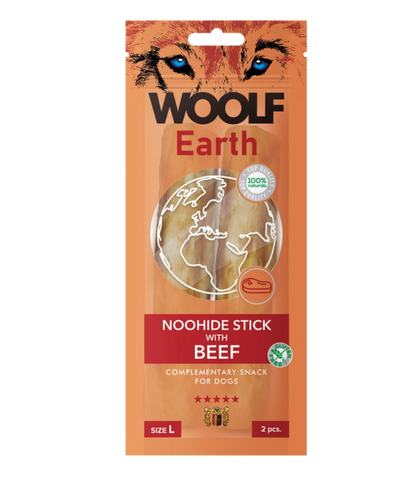 Woolf Earth Noo-Hide Tyggeben - Okse L www.moon-watchers.dk