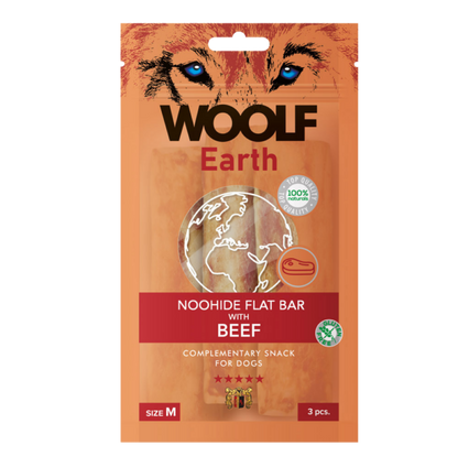 Woolf Earth Noo-Hide Tyggeben - Okse M www.moon-watchers.dk