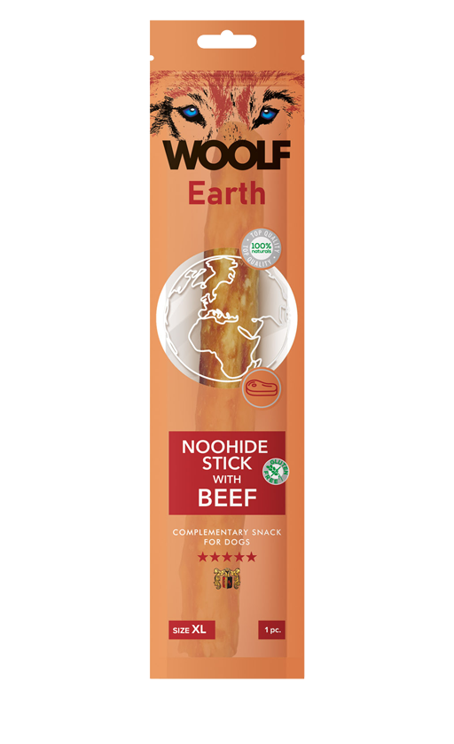 Woolf Earth Noo-Hide Tyggeben - Okse XL www.moon-watchers.dk