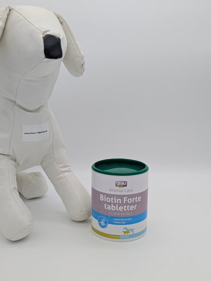 GRAU Biotin Forte Tabletter: Avanceret Biokemisk Støtte til Pels, Hud og Kløer